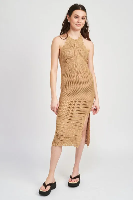 Crochet Halter Dress