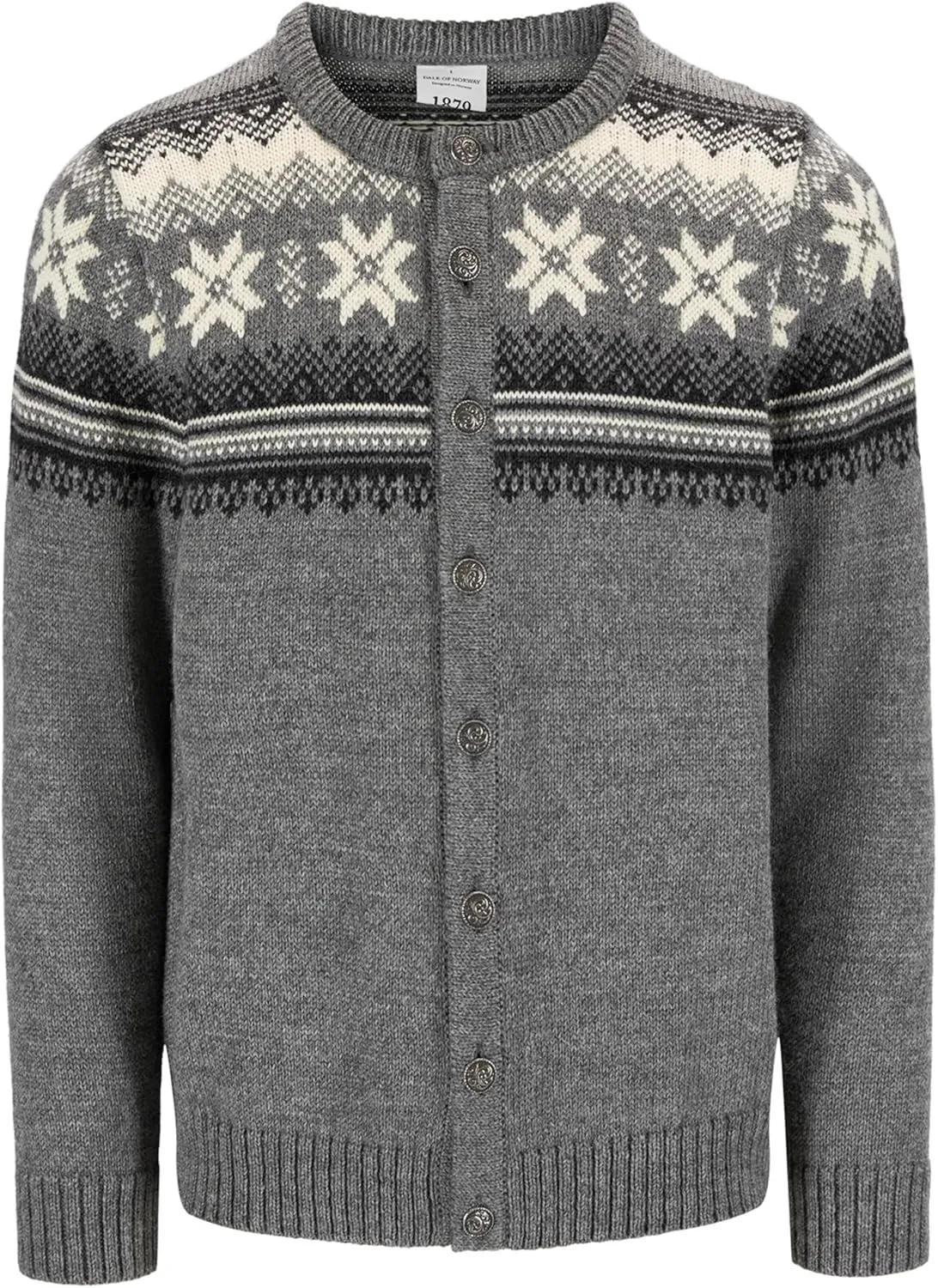 Dale of Norway Veafjord Masculine Cardigan - Men Cardigan Sweater - Regular-Fit