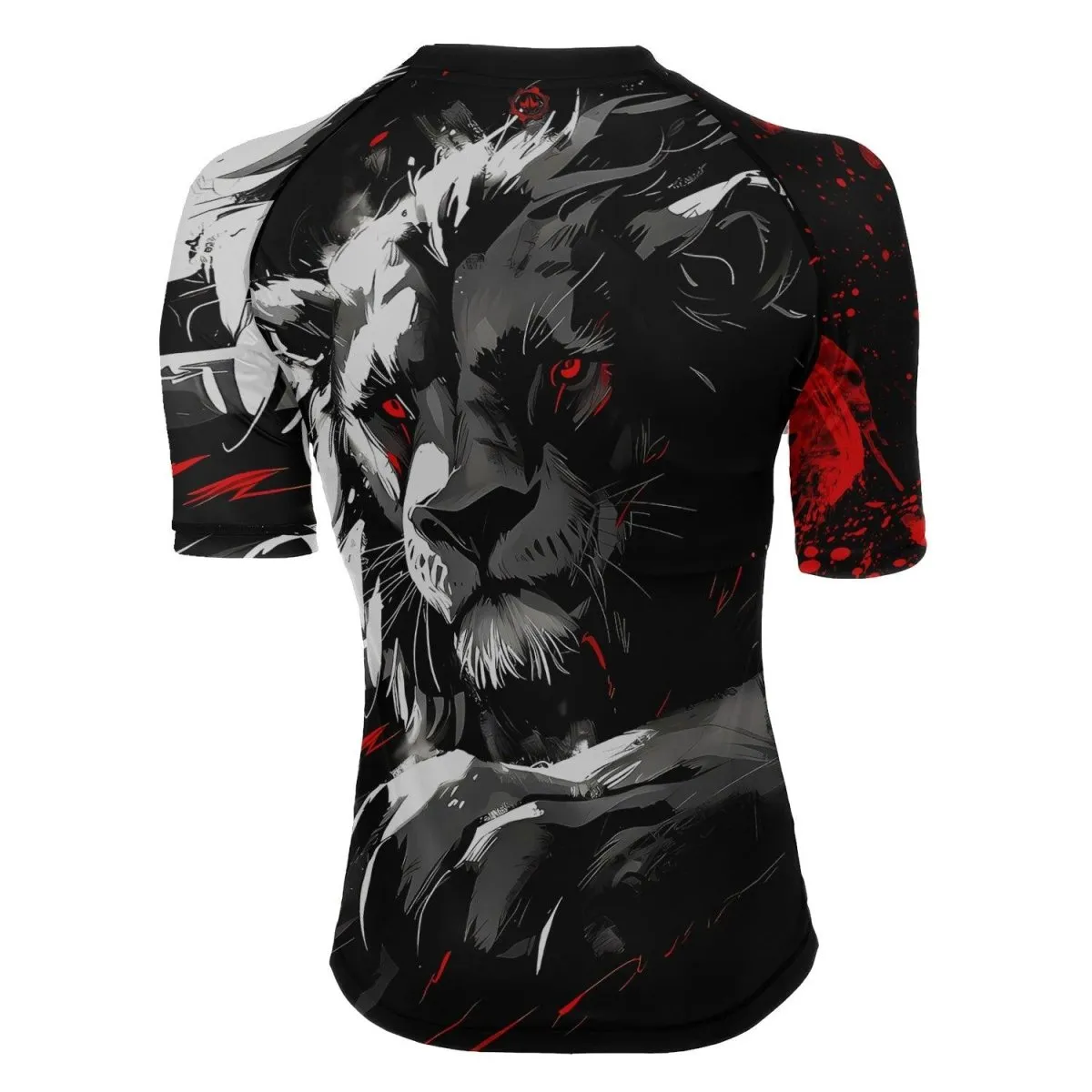 Dangerous Lion Women's Short Sleeve Rash Guard