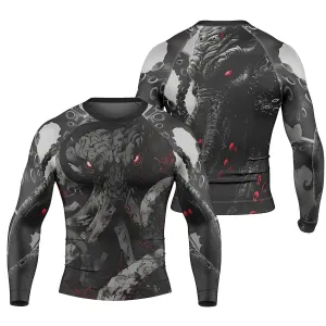 Darkness Cthulhu Men's Long Sleeve Rash Guard