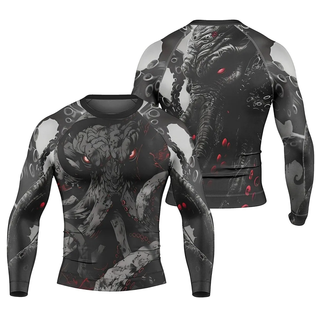 Darkness Cthulhu Men's Long Sleeve Rash Guard