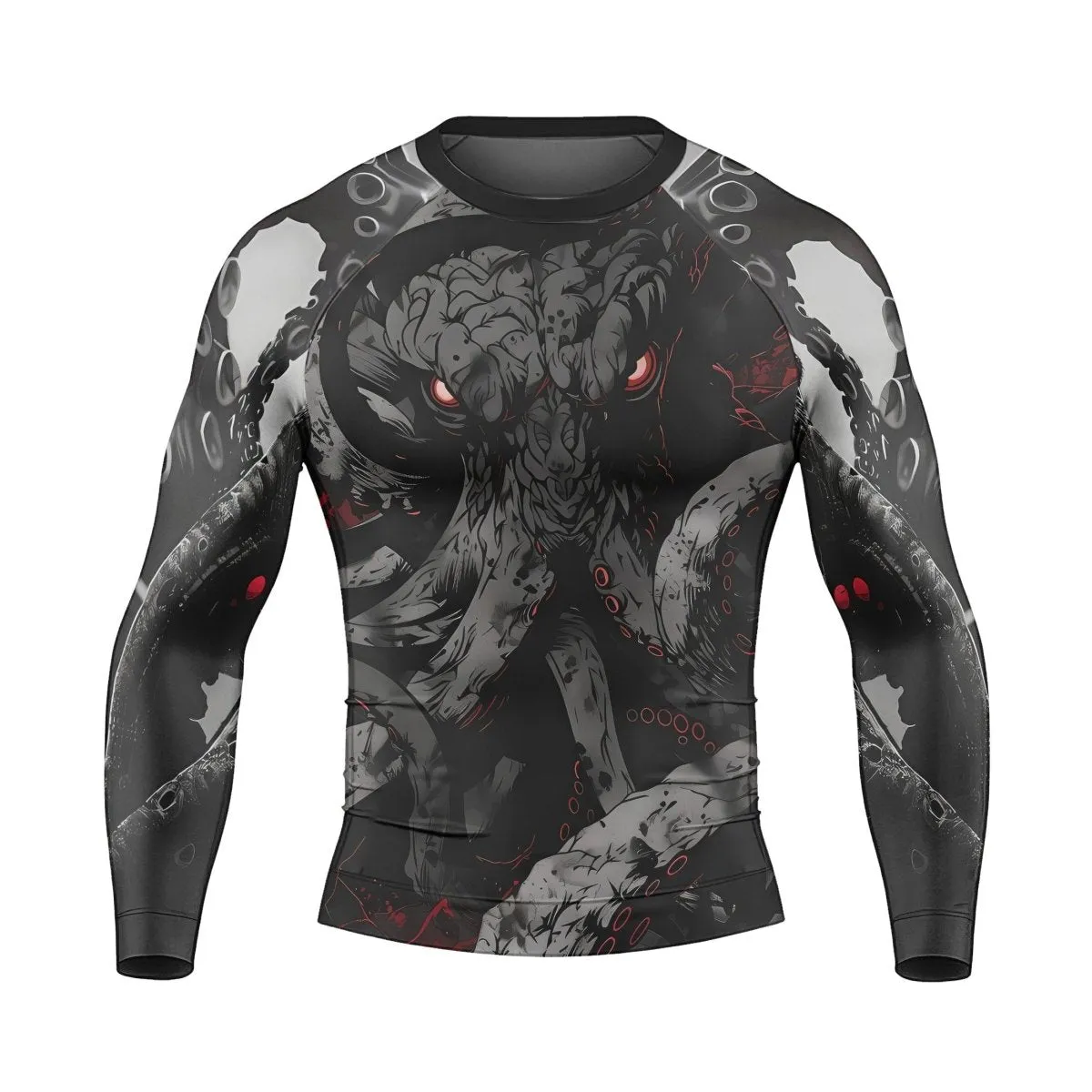 Darkness Cthulhu Men's Long Sleeve Rash Guard