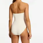 Darla - Floral Bandeau One-Piece Swimsuit Set