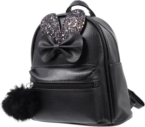 Didiseaon Cute Bow Design Backpack for Stylish Shoulder Strap Lightweight Small Student Bag