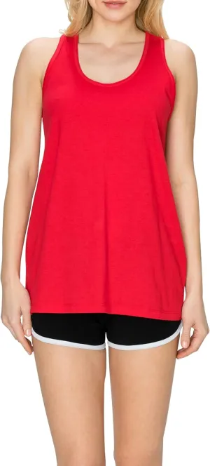 EttelLut - Women's Loose Fit Flowy Tank Tops - Ideal for Workout, Yoga, Running, Working Out at The Gym and Lounging Around