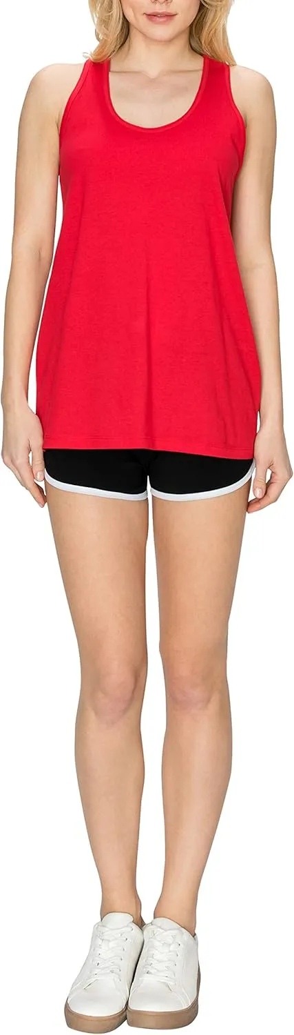 EttelLut - Women's Loose Fit Flowy Tank Tops - Ideal for Workout, Yoga, Running, Working Out at The Gym and Lounging Around
