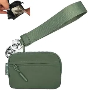 Flexcarry,Stylish Compact Wallet,Portable Women's Wristlet Handbags Id Card Holder Wallet Zipper Wallet