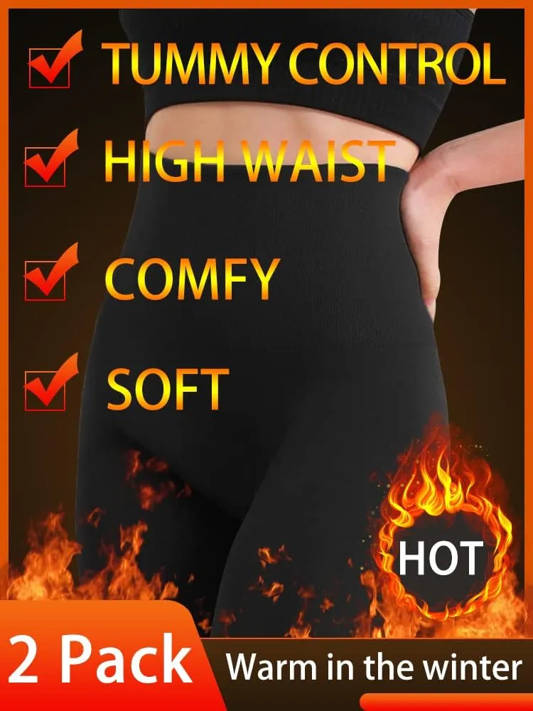 FULLSOFT Soft Leggings for Women - High Waisted Tummy Control No See Through Workout Yoga Pants