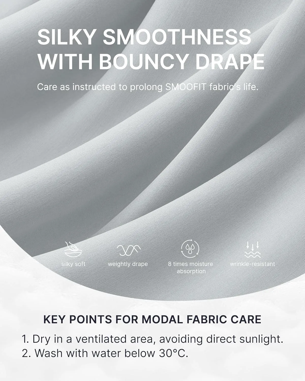 G4Free Smoofit Wide Leg Sweatpants Yoga Pants with Pockets Drawcord Casual Lounge Pants Modal Soft Petite/Regular/Tall