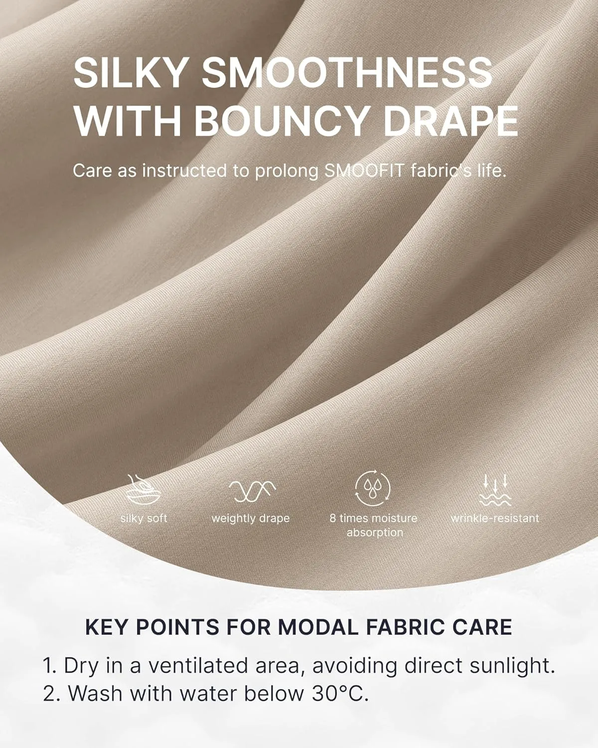 G4Free Smoofit Wide Leg Sweatpants Yoga Pants with Pockets Drawcord Casual Lounge Pants Modal Soft Petite/Regular/Tall