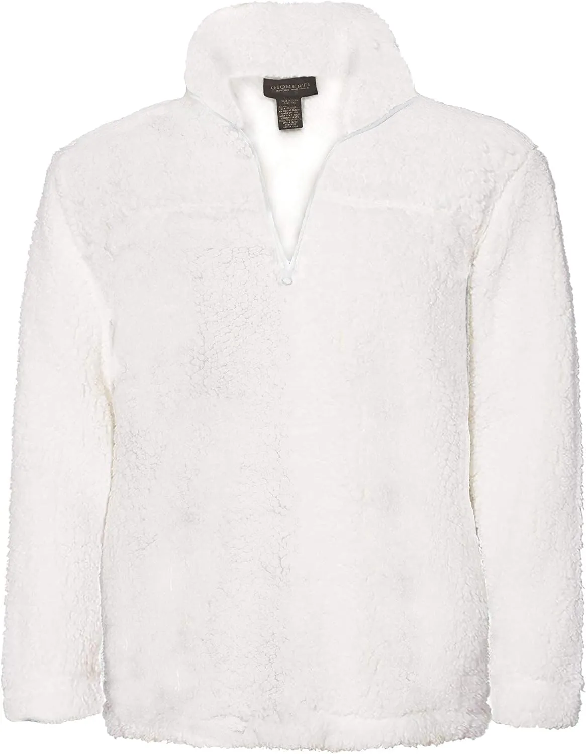Gioberti Men and Women Super Soft Sherpa 1/4 Zip Pullover Sweater