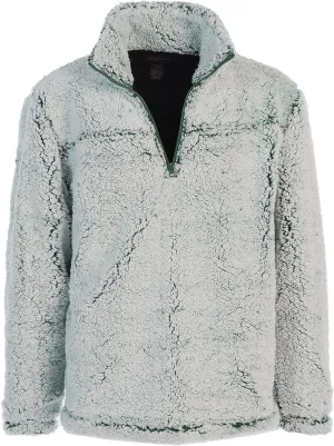 Gioberti Men and Women Super Soft Sherpa 1/4 Zip Pullover Sweater