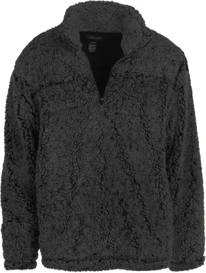 Gioberti Men and Women Super Soft Sherpa 1/4 Zip Pullover Sweater