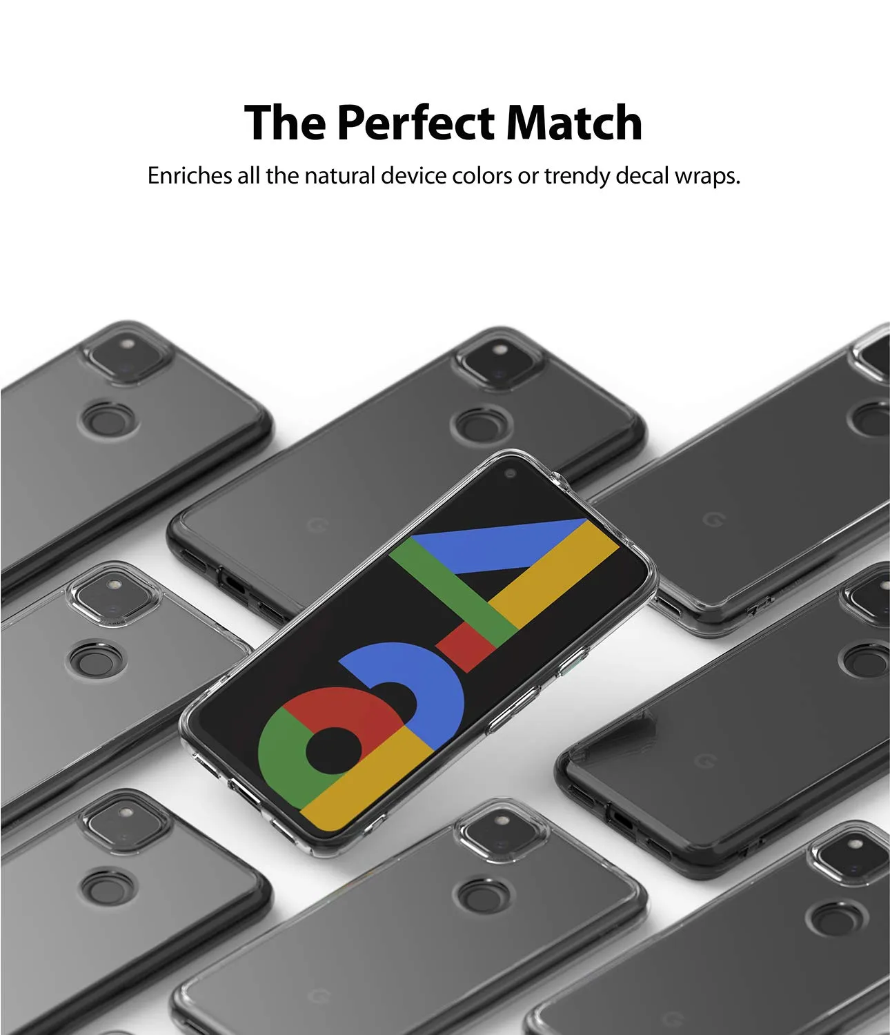 Google Pixel 4a Back Cover Case | Fusion - Smoke Black