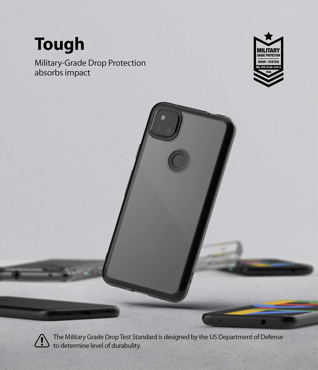 Google Pixel 4a Back Cover Case | Fusion - Smoke Black