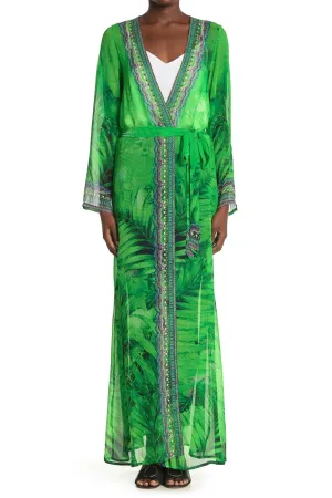 Green Luxury Beach Cover Ups