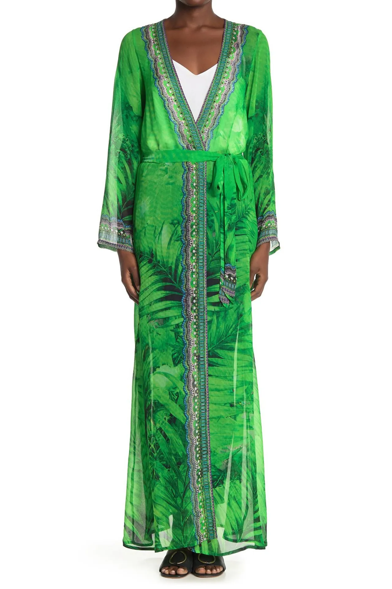 Green Luxury Beach Cover Ups