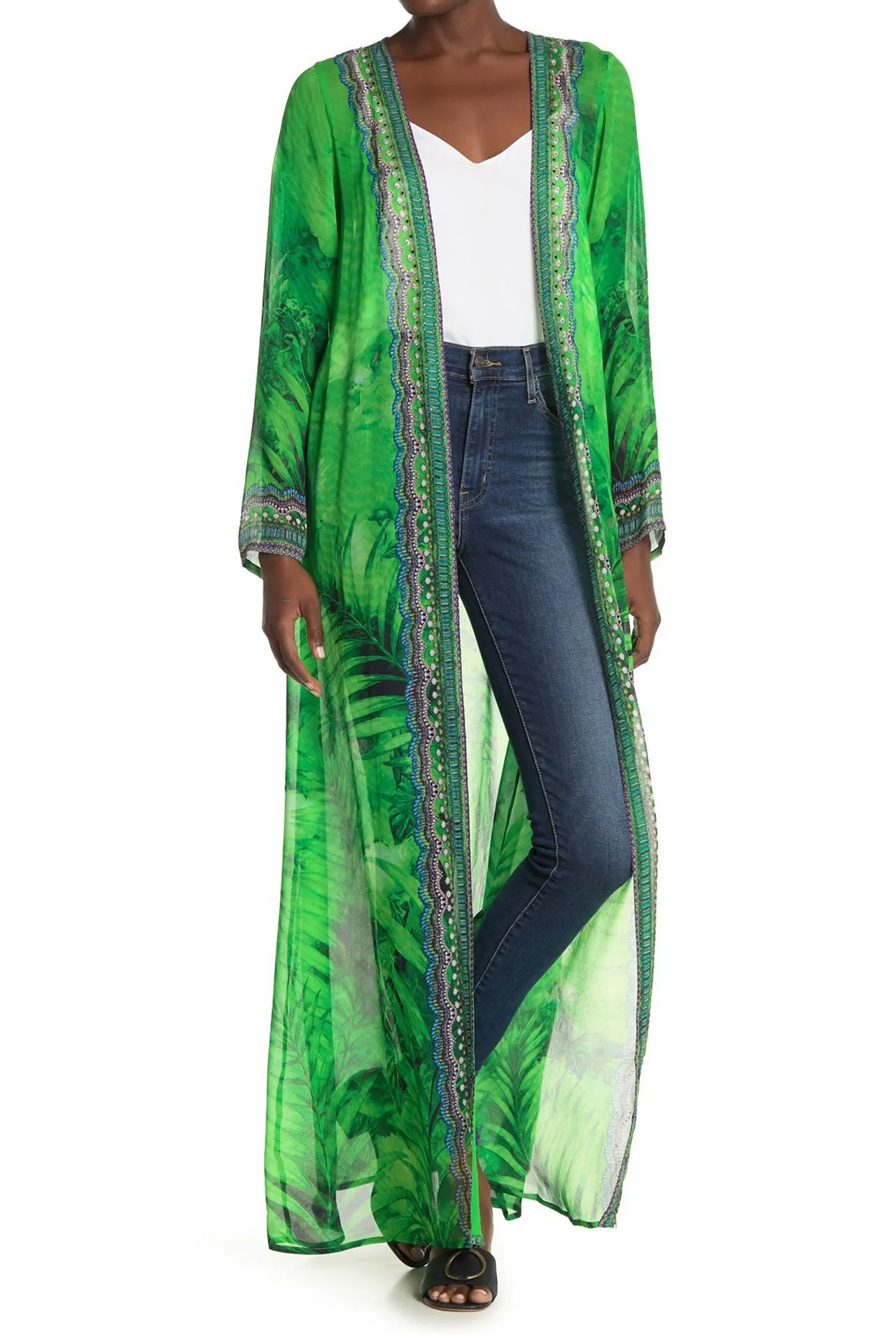 Green Luxury Beach Cover Ups