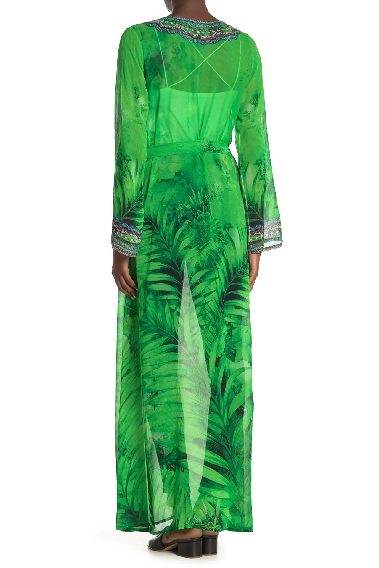 Green Luxury Beach Cover Ups