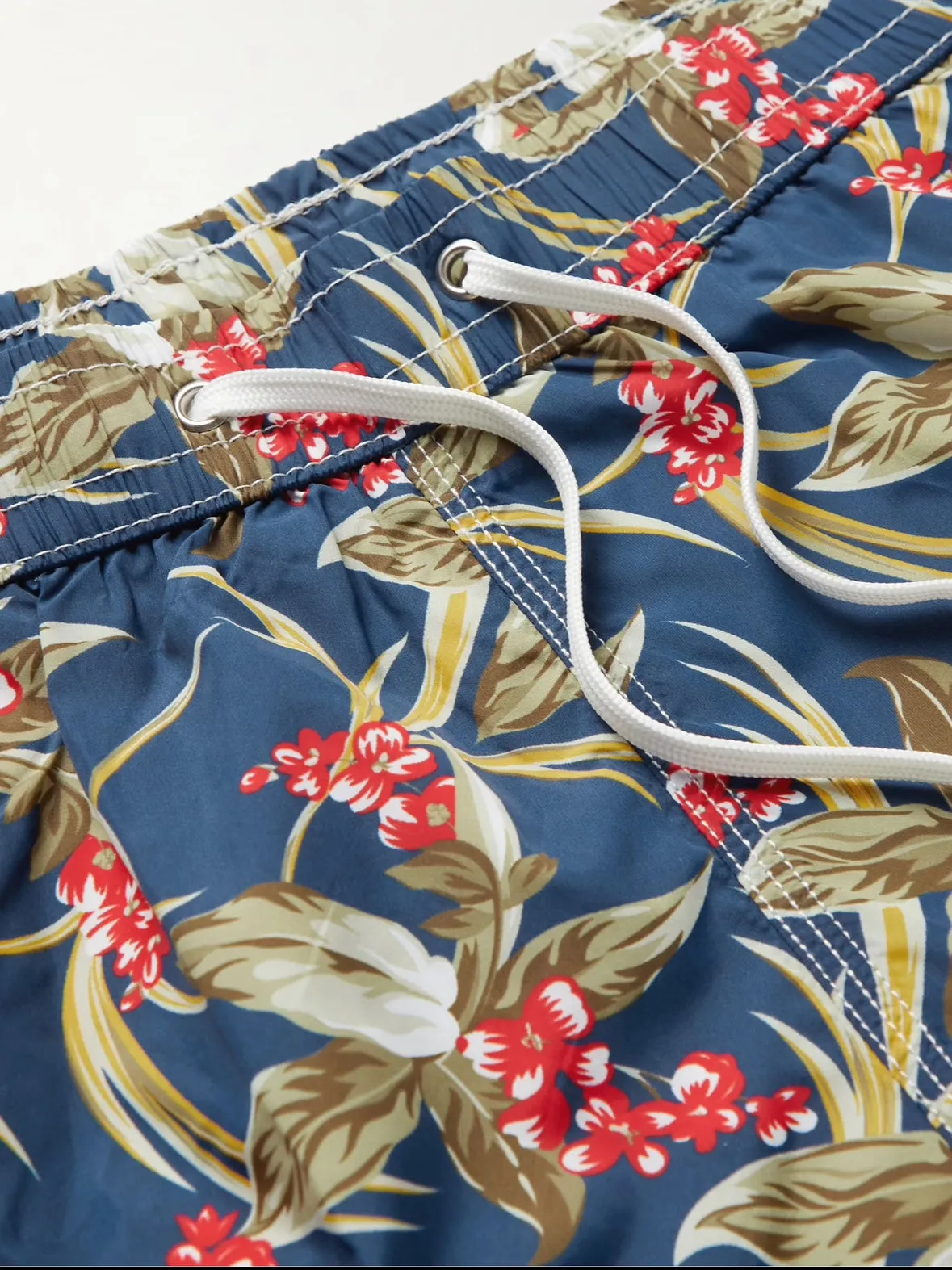 Hartford Blue & Red Floral Swimwear
