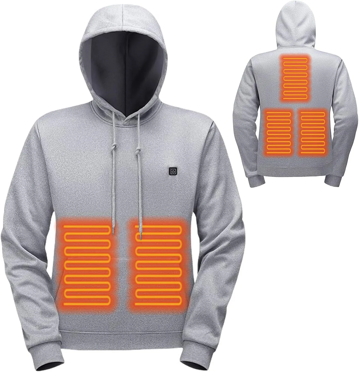 Heated Hoodie for Men Women Heated Sweatshirt Heated Hunting Jacket Warm USB Electric Coat Winter Work Clothes Unisex