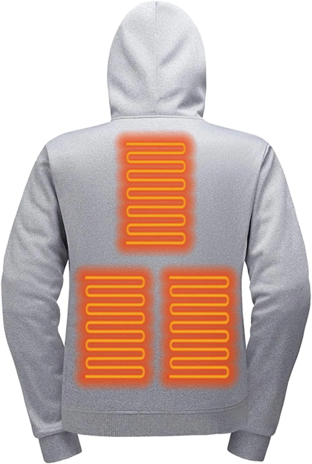 Heated Hoodie for Men Women Heated Sweatshirt Heated Hunting Jacket Warm USB Electric Coat Winter Work Clothes Unisex