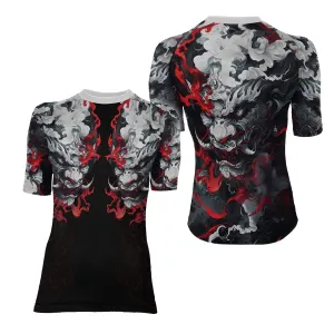 Hellstorm Demon Women's Short Sleeve Rash Guard