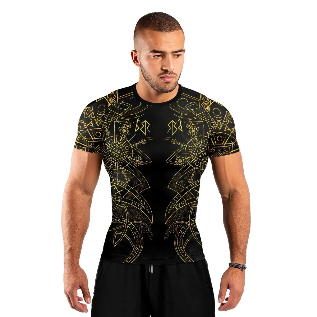 Helm Of Disguise Men's Short Sleeve Rash Guard