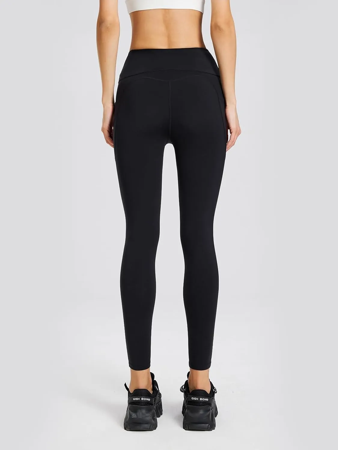 High Waist Leggings for Women Tummy Control Workout Soft Yoga Pants with Pockets