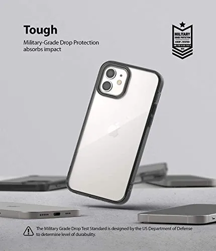 iPhone 12 / 12 Pro Back Cover Case | Fusion - Smoke Black