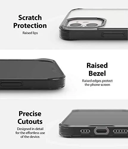 iPhone 12 / 12 Pro Back Cover Case | Fusion - Smoke Black