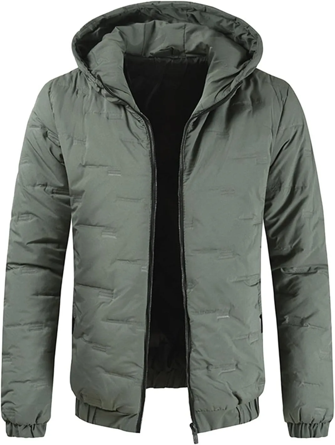 Jackets Or Men Mens Autumn And Winter Fashion Casual Solid Color Padded Warm Cotton Coat Cotton All Winter