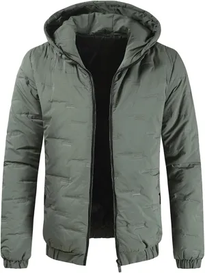 Jackets Or Men Mens Autumn And Winter Fashion Casual Solid Color Padded Warm Cotton Coat Cotton All Winter