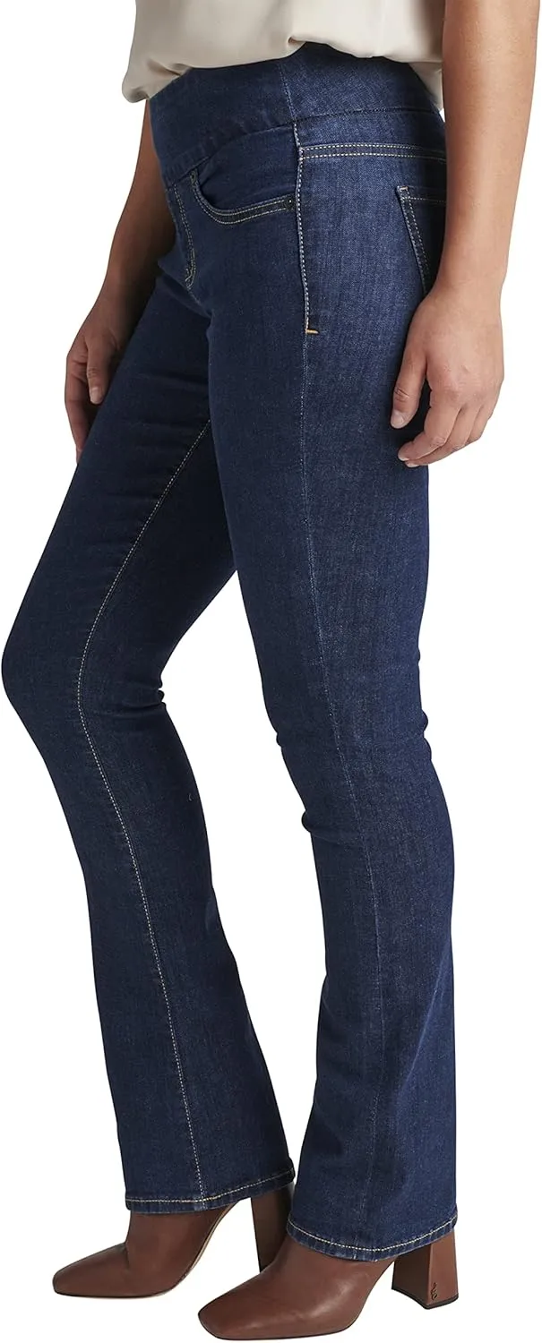 JAG Women's Paley Mid Rise Bootcut Pull-on Jeans