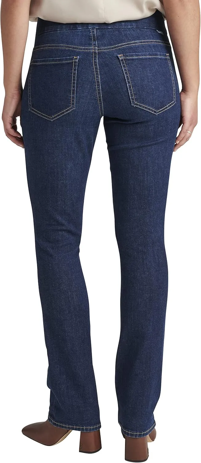 JAG Women's Paley Mid Rise Bootcut Pull-on Jeans