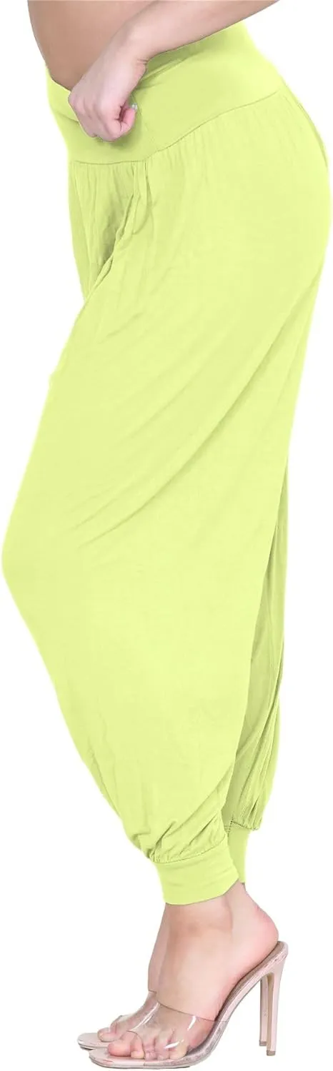 Janisramone Women Alibaba Hareem Trouser | Stylish & Trendy Harem Pants for Women, Lightweight Summer Pants for Women