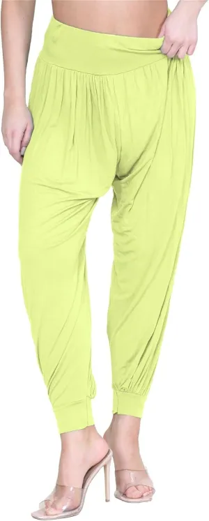 Janisramone Women Alibaba Hareem Trouser | Stylish & Trendy Harem Pants for Women, Lightweight Summer Pants for Women