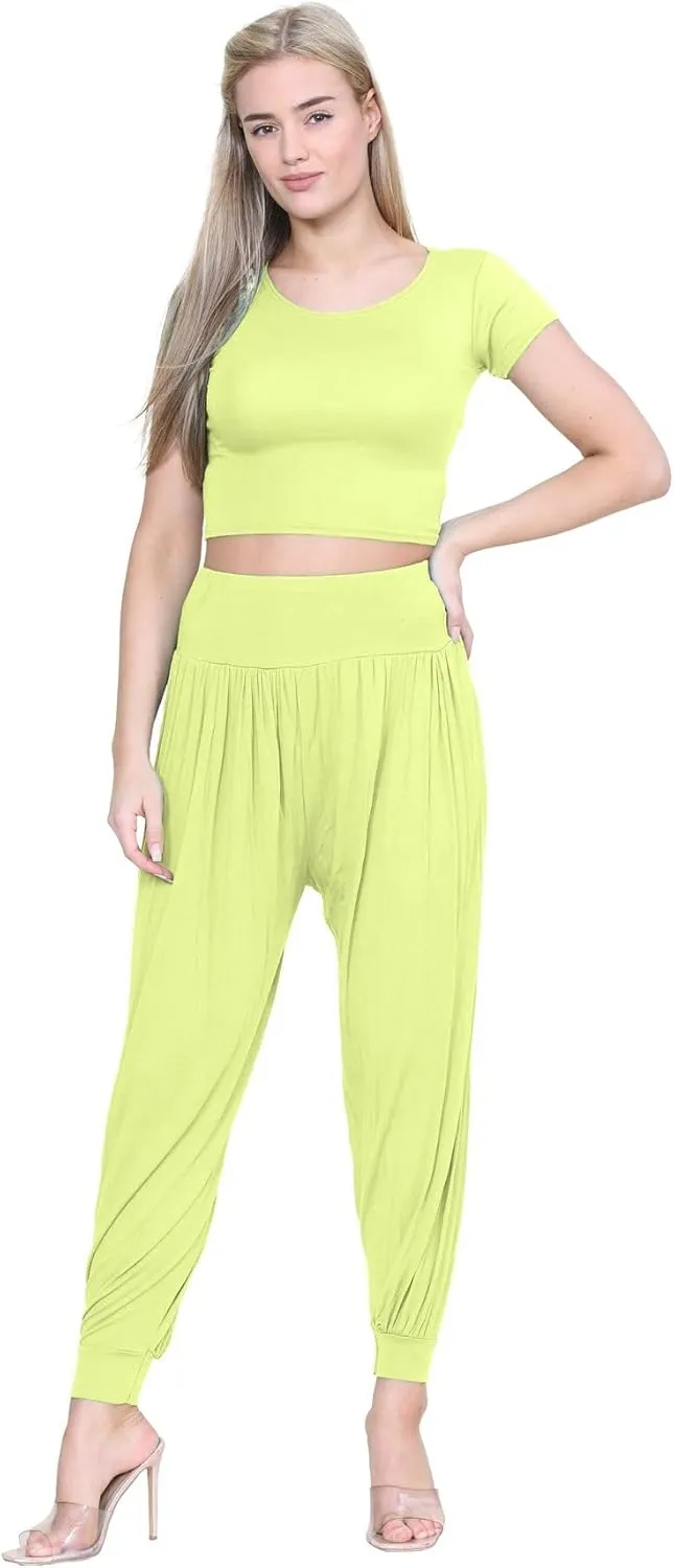 Janisramone Women Alibaba Hareem Trouser | Stylish & Trendy Harem Pants for Women, Lightweight Summer Pants for Women