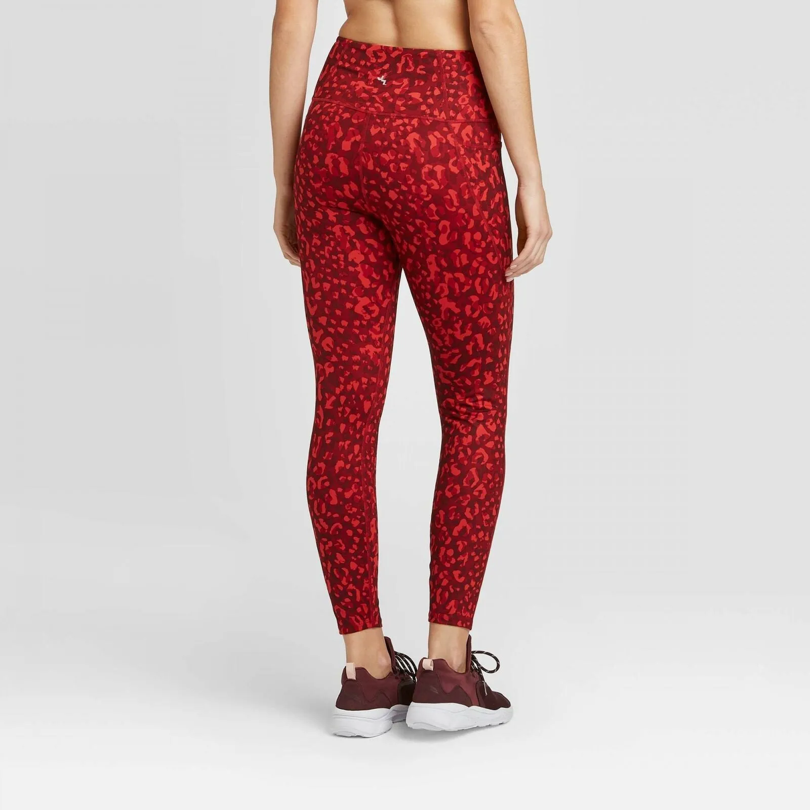 JoyLab Women's Leopard Print High Waisted 7/8 Leggings