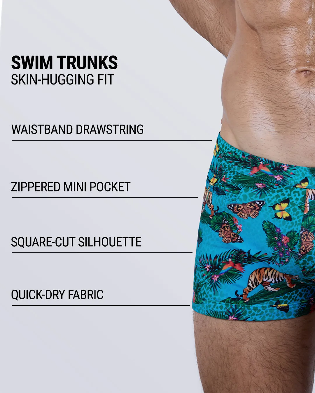 JUNGLE BOOGIE - Swim Trunks