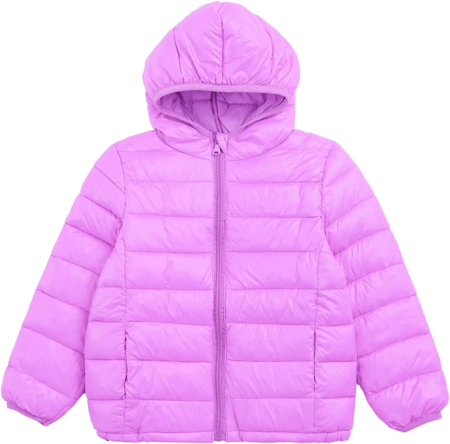 Kids Teens Winter Coat Puffer Jacket Boys Girls Long Sleeve Hoodie Ultra Lightweight Down Coat