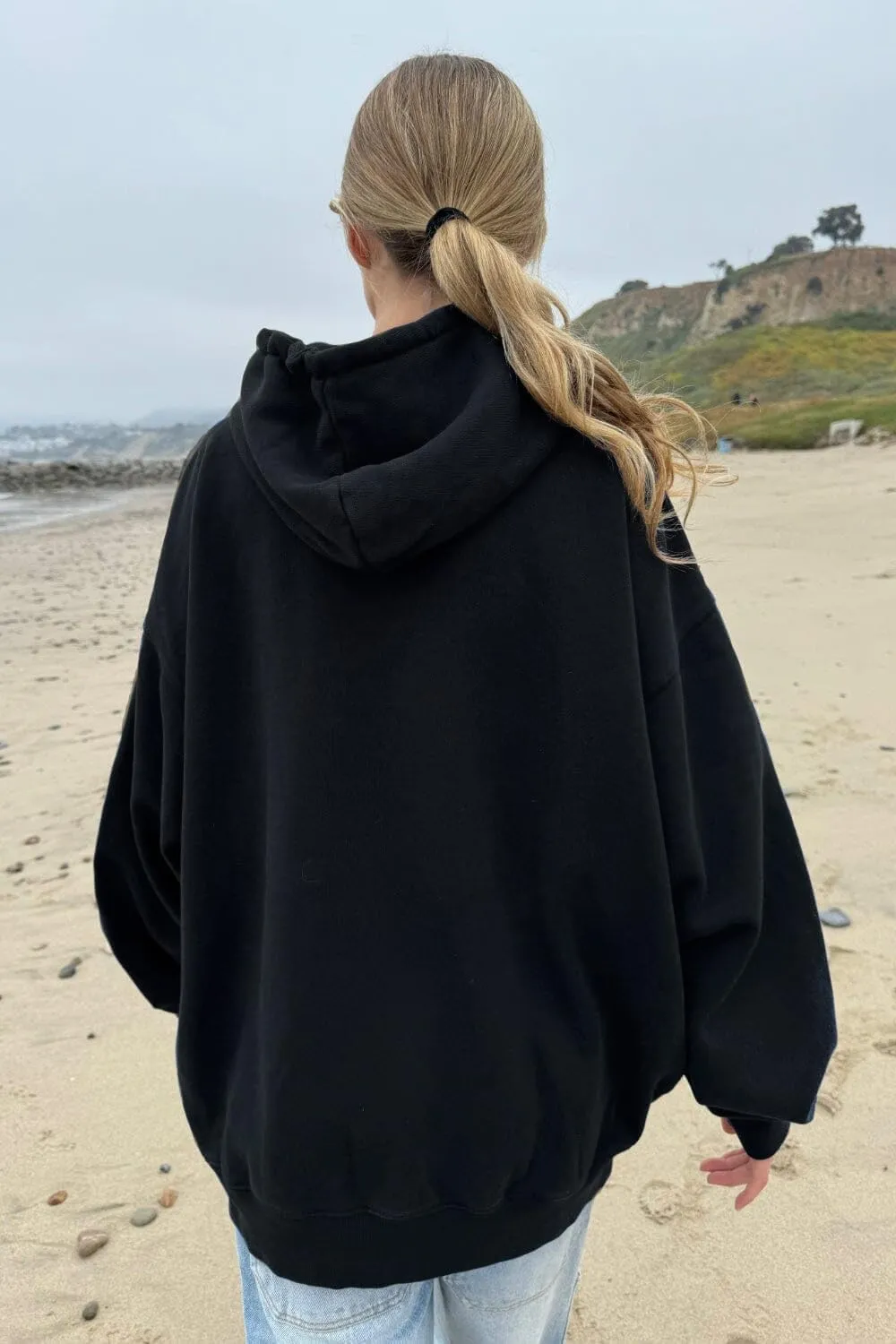 KMBANGI Women Y2k Oversized Zipper Hoodie with Pockets Loose Zip Up Sweatshirts Hooded Jacket Harajuku Trendy Streetwear