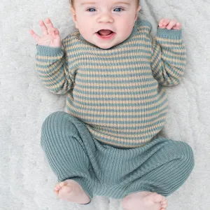 Knitted Cotton Baby Leggings - Shade - 6m-2y