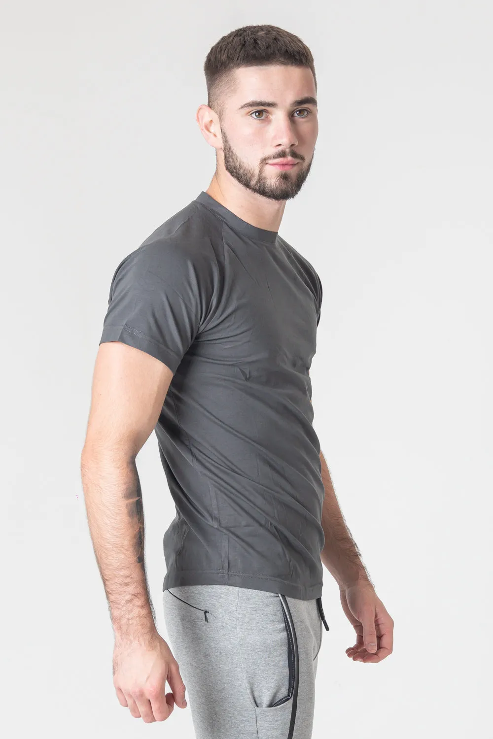 Kryjer X NTC Signature Half T-Shirt Grey