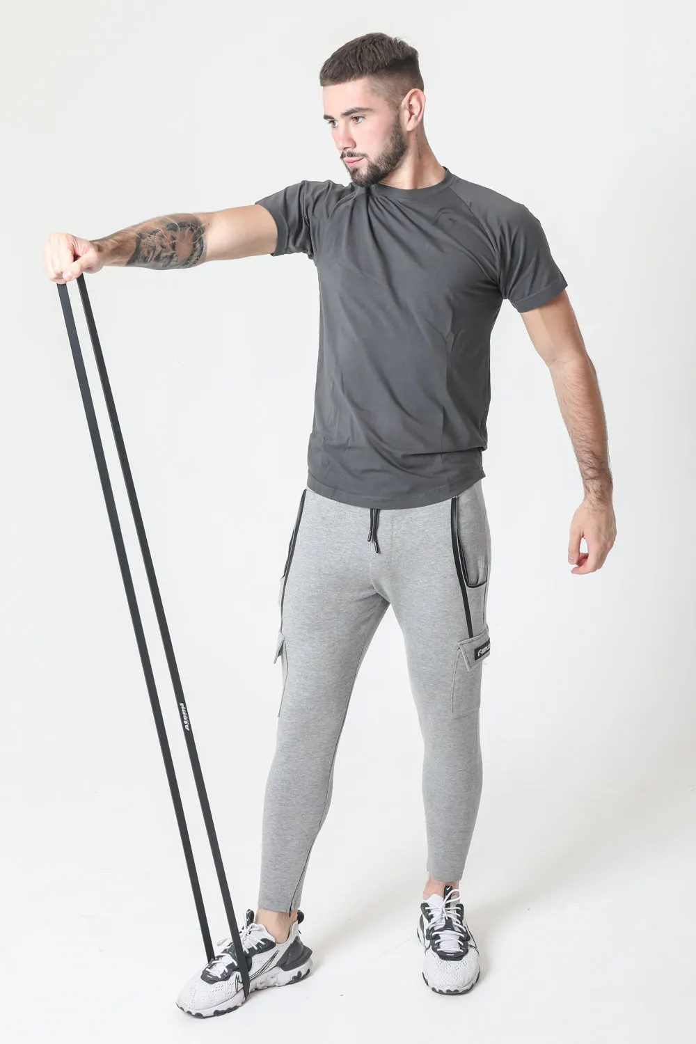 Kryjer X NTC Signature Half T-Shirt Grey