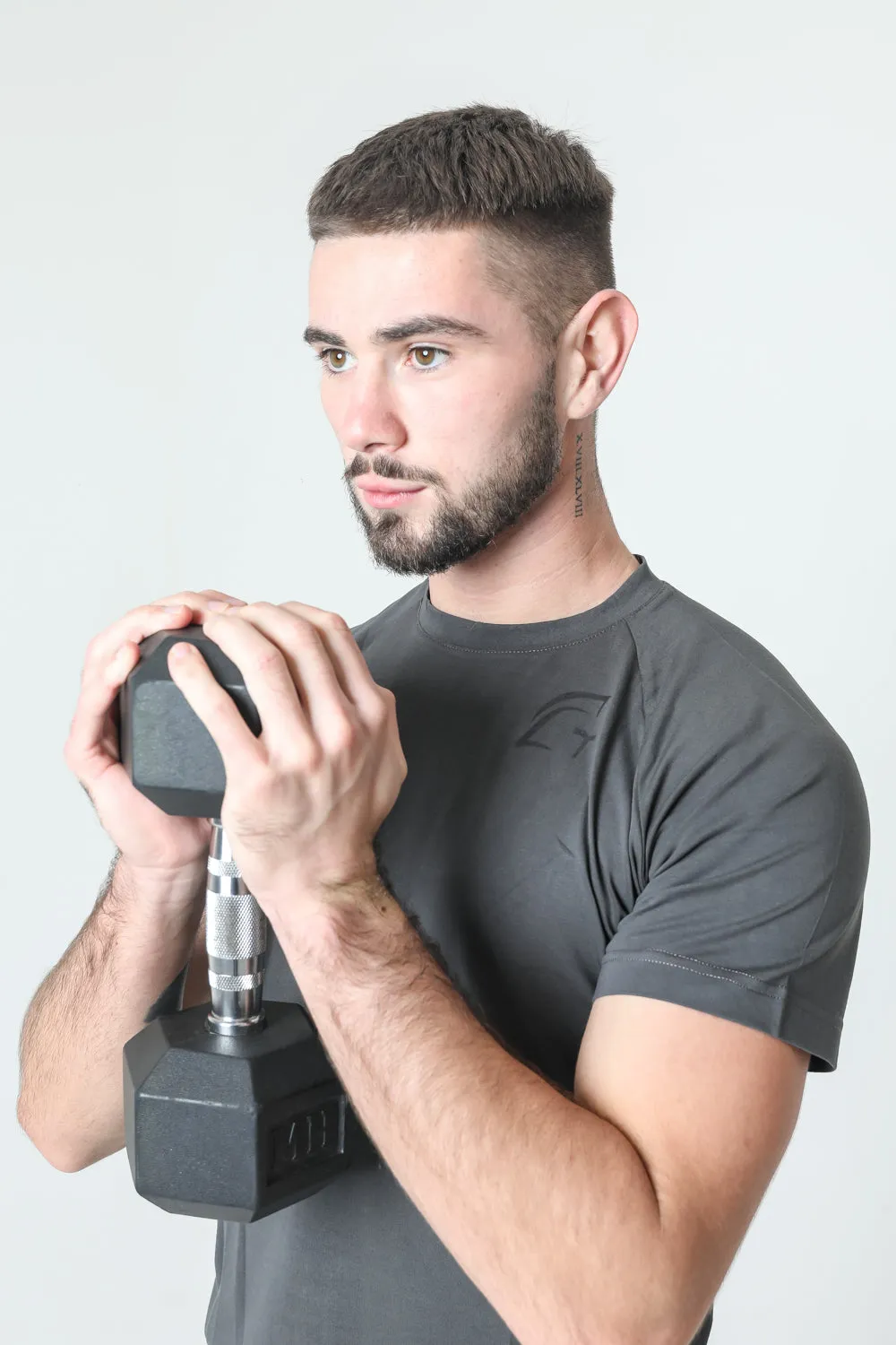 Kryjer X NTC Signature Half T-Shirt Grey