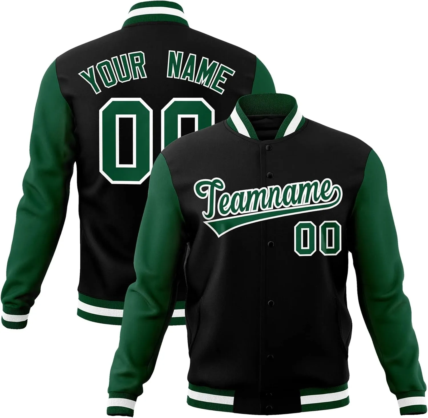 KXK Custom Men/Women/Youth Varsity Baseball Jacket Blend Letterman Jackets Stitched Personalized Name Number Logo Big Size