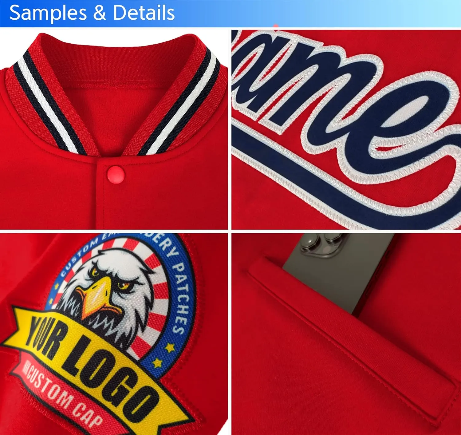 KXK Custom Men/Women/Youth Varsity Baseball Jacket Blend Letterman Jackets Stitched Personalized Name Number Logo Big Size