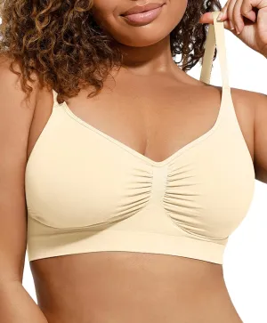 Lover-Beauty Bralettes for Women - Wireless Seamless Bra Stretch Comfort No Underwire Unlined Everyday Bras