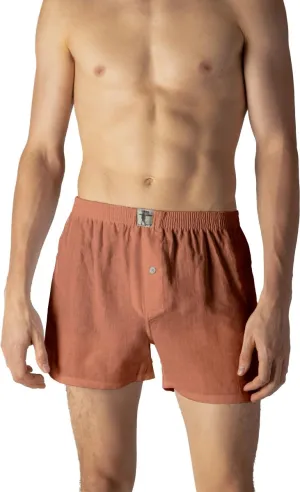 LUFT Mens Fine Linen Soft Stretch Elastic Waistband Underwear Boxer Shorts